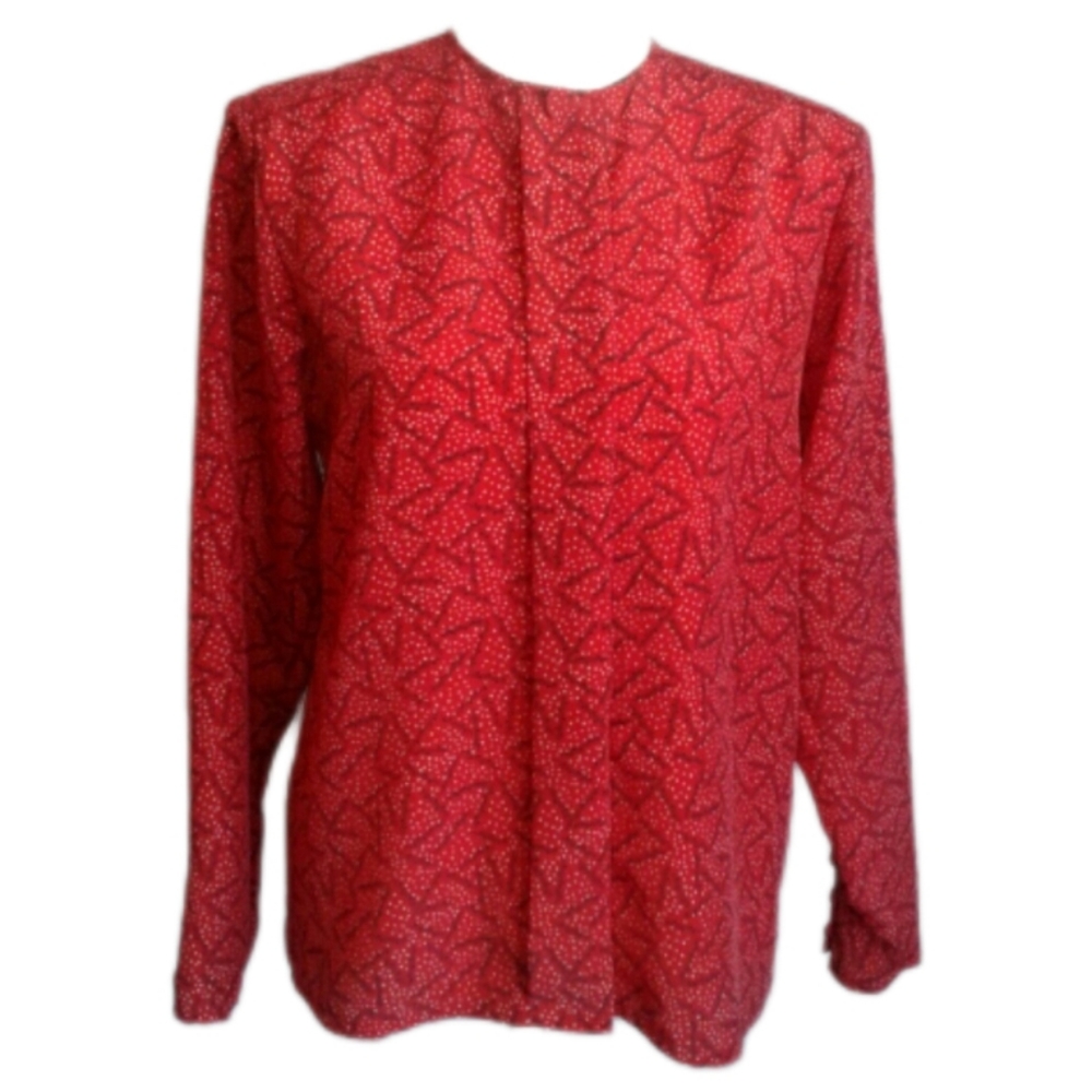 Vintage Oscar de la Renta Expressions Blou…
